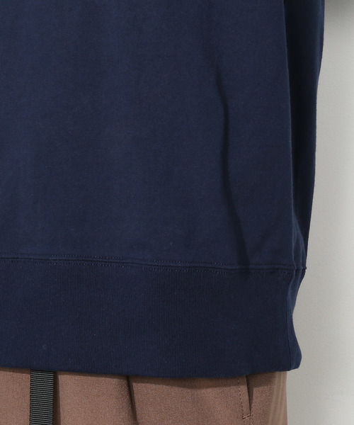 ADAM ET ROPE'（アダムエロペ）の「度詰めスウェットプルオーバー(長袖)（Tシャツ/カットソー・メンズ・ネイビー/グリーン系その他/イエロー系その他・M/L）」の10枚目の写真