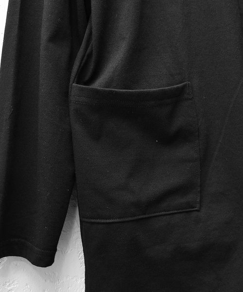 MinoriTY（マイノリティ）の「2枚セット/ロングカーデ+Tシャツ/アンサンブル（カーディガン/ボレロ・メンズ・ブラック/ブラック系その他/グレー系その他/チャコール・M/L）」の17枚目の写真