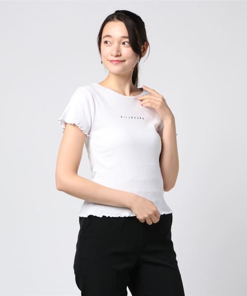 BILLABONG（ビラボン）の「半袖Tシャツ BILLABONG AJ013-234（Tシャツ/カットソー・レディース・ホワイト/ブラック/ピンク・M/L）」の2枚目の写真