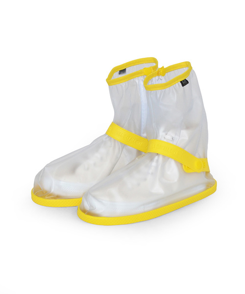 entre square（アントレスクエアー）の「bcl A/D2 シューズ レインカバー PVC M イエロー×クリア（シューズ小物/雑貨・レディース・クリア・ONE SIZE）」の2枚目の写真