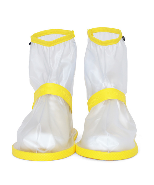 entre square（アントレスクエアー）の「bcl A/D2 シューズ レインカバー PVC M イエロー×クリア（シューズ小物/雑貨・レディース・クリア・ONE SIZE）」の5枚目の写真