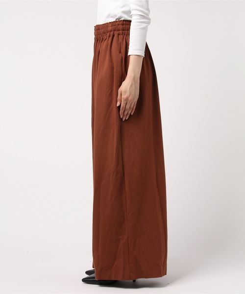 MIHARAYASUHIRO（ミハラヤスヒロ）の「【MIHARA YASUHIRO】gather wide pants（その他パンツ・レディース・ブラウン・38）」の2枚目の写真