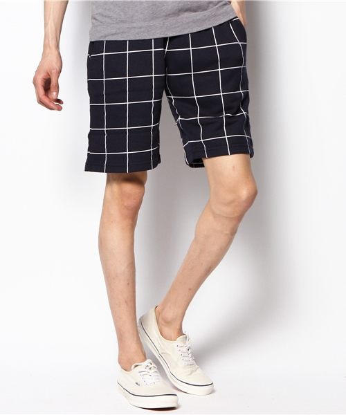 WEGO(ウィゴー)の「WEGO/ウィンドウペンショーツ(その他パンツ・メンズ・ホワイト/ネイビー・LARGE/MEDIUM)」の2枚目の写真