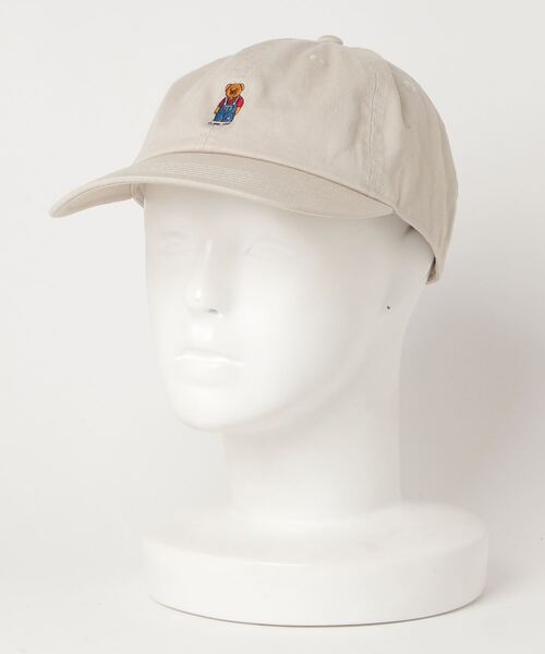 WEGO（ウィゴー）の「WEGO/ベア刺繍LowCap（キャップ・メンズ・ブラック/ダークグリーン/ネイビー/ダークベージュ/ベージュ・FREE）」の2枚目の写真