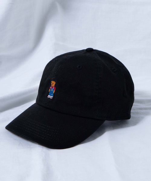 WEGO（ウィゴー）の「WEGO/ベア刺繍LowCap（キャップ・メンズ・ブラック/ダークグリーン/ネイビー/ダークベージュ/ベージュ・FREE）」の14枚目の写真
