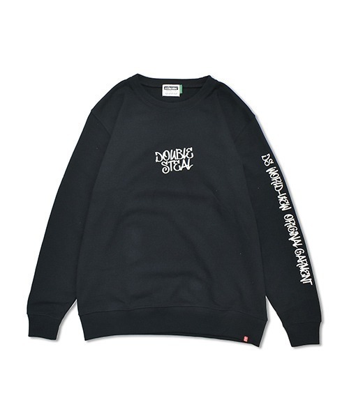 DOUBLE STEAL(ダブルスティール)の「One Hand Painted トレーナー(スウェット・メンズ・ブラック/レッド/トップグレー/ネイビー・MEDIUM/LARGE/X-LARGE)」の2枚目の写真