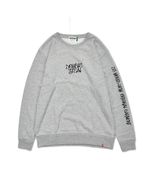 DOUBLE STEAL(ダブルスティール)の「One Hand Painted トレーナー(スウェット・メンズ・ブラック/レッド/トップグレー/ネイビー・MEDIUM/LARGE/X-LARGE)」の3枚目の写真