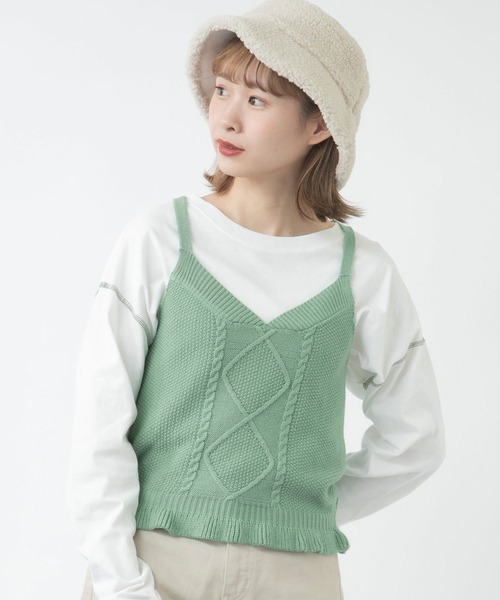 ADOLESCENCE �i�A�h���Z���X�j�́u���t�����j�b�g�r�X�`�F�yZOZOTOWN����A�C�e���z�i�j�b�g/�Z�[�^�[�j�v�b�~���g