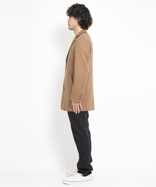 SILAS(サイラス)の「CHESTER COAT(その他アウター・メンズ・ベージュ/ネイビー・3/1/2)」の3枚目の写真