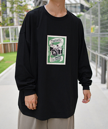 kutir | レトロカメラプリントロングＴシャツ(Tシャツ/カットソー)