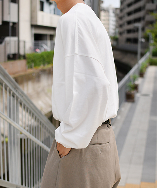 kutir（クティール）の「レトロカメラプリントロングＴシャツ（Tシャツ/カットソー・メンズ・ホワイト/ブラック/ホワイト系その他/ブラック系その他・MEDIUM/LARGE）」の9枚目の写真