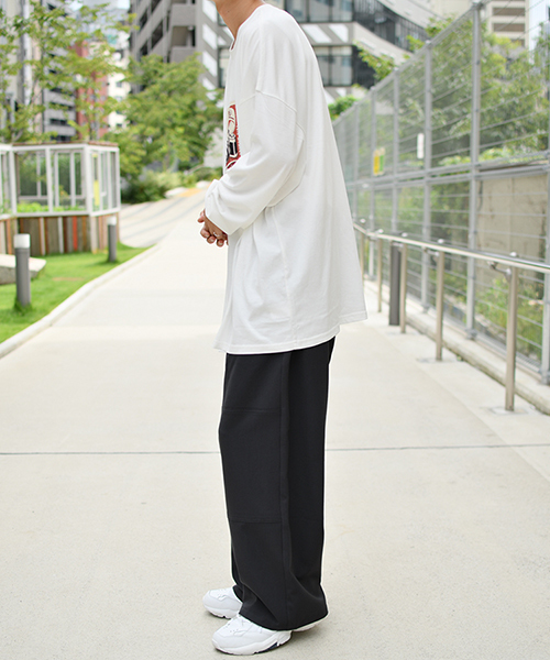 kutir（クティール）の「レトロカメラプリントロングＴシャツ（Tシャツ/カットソー・メンズ・ホワイト/ブラック/ホワイト系その他/ブラック系その他・MEDIUM/LARGE）」の13枚目の写真