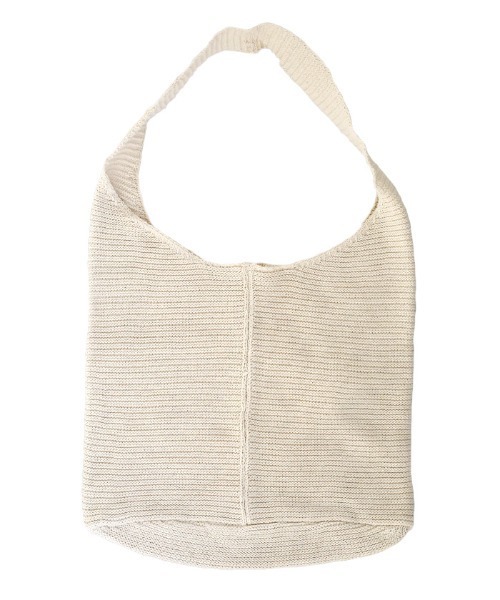 select MOCA(セレクトモカ)の「ガーター編みニットバッグ/センターデザインワンハンドルバッグ(ショルダーバッグ・レディース・ベージュ/オレンジ/アイボリー・FREE)」の19枚目の写真