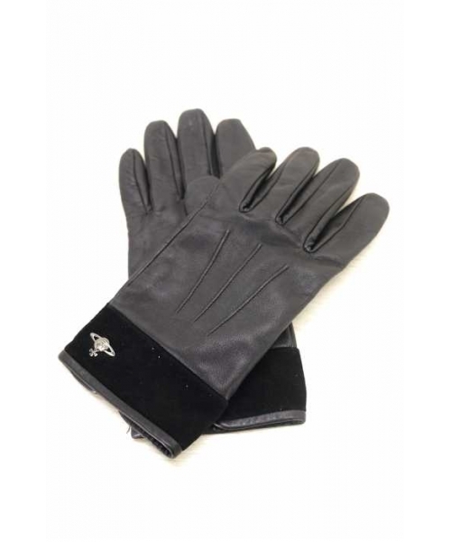 ブランド古着】レザー切替グローブ（手袋）｜Vivienne Westwood