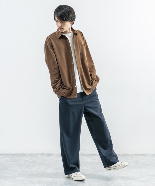 Rocky Monroe（ロッキーモンロー）の「コーデュロイ オーバーサイズ シャツ（シャツ/ブラウス・メンズ・ブラック/ベージュ/ブラウン/ブラウン系その他/ブラウン系その他2/ブラウン系その他3・M/L/XL）」の15枚目の写真