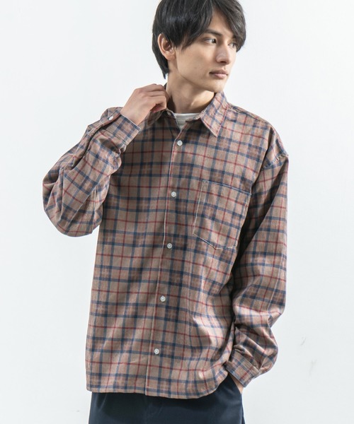 Rocky Monroe（ロッキーモンロー）の「コーデュロイ オーバーサイズ シャツ（シャツ/ブラウス・メンズ・ブラック/ベージュ/ブラウン/ブラウン系その他/ブラウン系その他2/ブラウン系その他3・M/L/XL）」の8枚目の写真