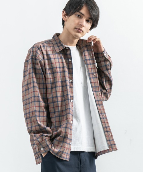 Rocky Monroe（ロッキーモンロー）の「コーデュロイ オーバーサイズ シャツ（シャツ/ブラウス・メンズ・ブラック/ベージュ/ブラウン/ブラウン系その他/ブラウン系その他2/ブラウン系その他3・M/L/XL）」の7枚目の写真