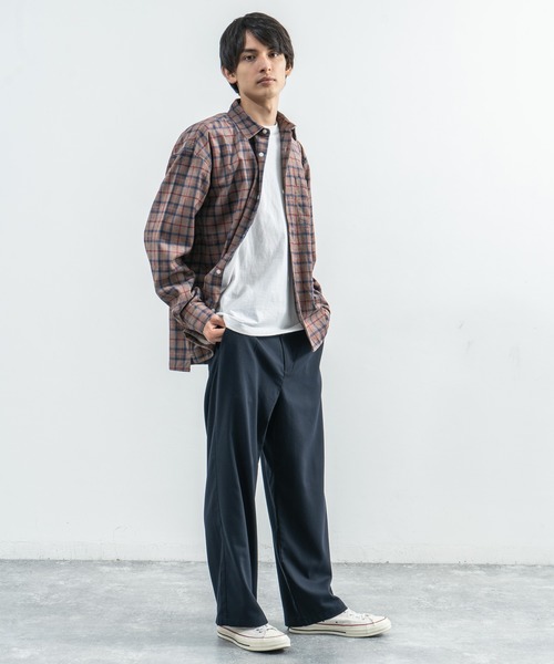 Rocky Monroe（ロッキーモンロー）の「コーデュロイ オーバーサイズ シャツ（シャツ/ブラウス・メンズ・ブラック/ベージュ/ブラウン/ブラウン系その他/ブラウン系その他2/ブラウン系その他3・M/L/XL）」の21枚目の写真