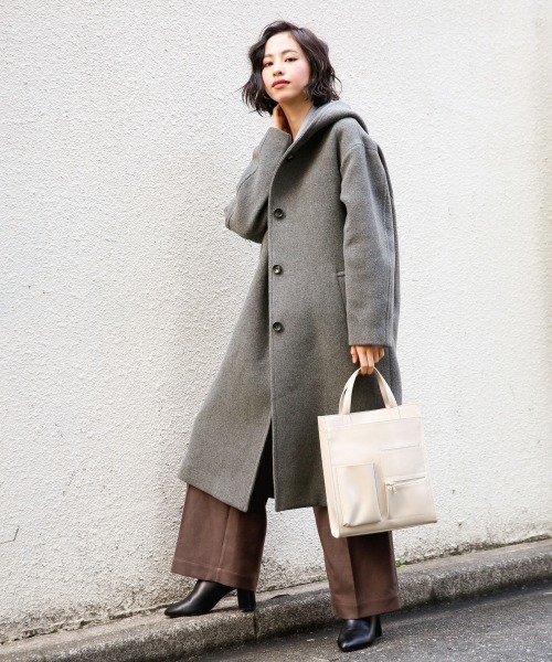 LOWRYS FARM（ローリーズファーム）の「ウールライクスラックスパンツ　857366（スラックス・レディース・ダークブラウン/イエロー/ブラウン/ホワイト系その他・MEDIUM/LARGE）」の19枚目の写真