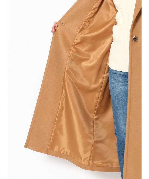 Ungrid（アングリッド）の「ウール混ロングコート（チェスターコート・レディース・ブラック/キャメル・SMALL/MEDIUM）」の22枚目の写真