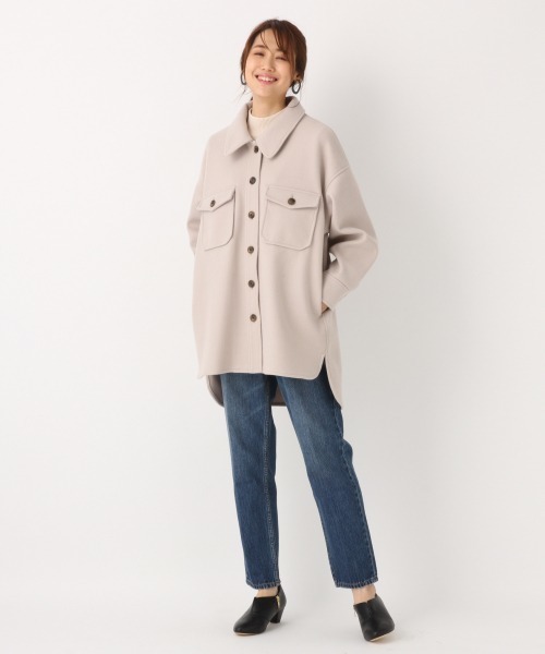 GLOBAL WORK（グローバルワーク）の「CPOブルゾン/859085（ブルゾン・レディース・グレー系その他/ベージュ系その他3/ダークブラウン/チャコールグレー・FREE）」の8枚目の写真