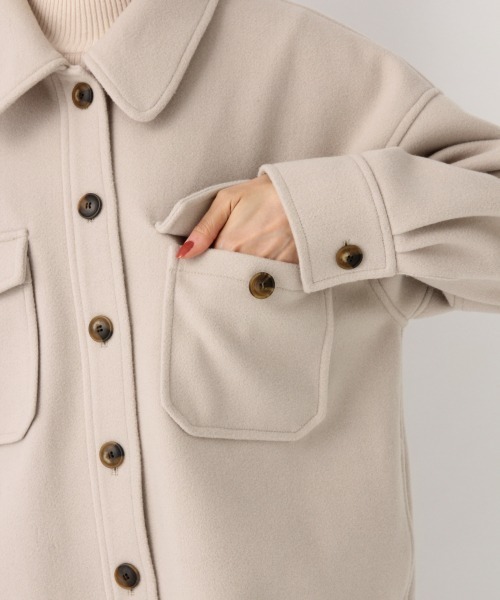 GLOBAL WORK（グローバルワーク）の「CPOブルゾン/859085（ブルゾン・レディース・グレー系その他/ベージュ系その他3/ダークブラウン/チャコールグレー・FREE）」の14枚目の写真