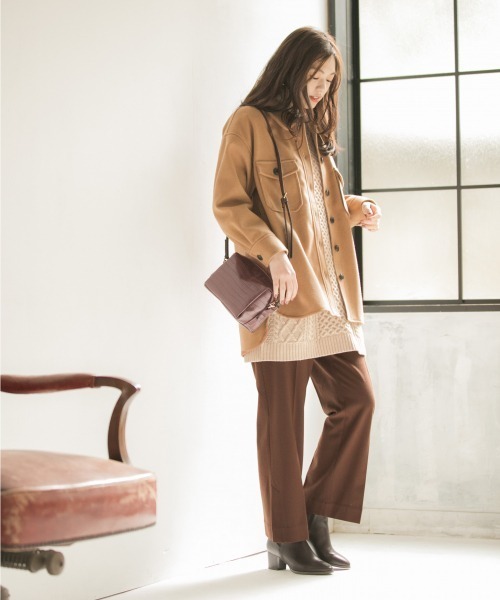 GLOBAL WORK（グローバルワーク）の「CPOブルゾン/859085（ブルゾン・レディース・グレー系その他/ベージュ系その他3/ダークブラウン/チャコールグレー・FREE）」の22枚目の写真