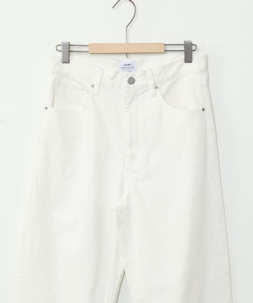 coen（コーエン）の「USAコットンコクーンデニムパンツホワイト（デニムパンツ・レディース・ホワイト・MEDIUM/SMALL/LARGE）」の5枚目の写真