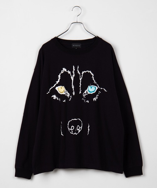 BUCCA 44（ブッカフォーティーフォー）の「【BUCCA 44】ハスキープリントロンT（Tシャツ/カットソー・メンズ・ホワイト/ブラック・MEDIUM/LARGE/X-LARGE/XX-LARGE/XXX-LARGE）」の2枚目の写真