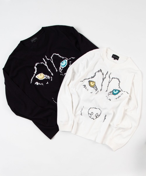 BUCCA 44（ブッカフォーティーフォー）の「【BUCCA 44】ハスキープリントロンT（Tシャツ/カットソー・メンズ・ホワイト/ブラック・MEDIUM/LARGE/X-LARGE/XX-LARGE/XXX-LARGE）」の4枚目の写真