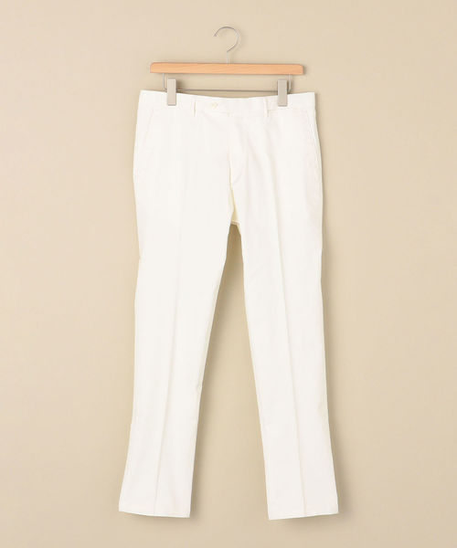 SHIPS（シップス）の「SD: コットン バーズアイ パンツ（スラックス・メンズ・ホワイト/スカイブルー/ライトグリーン/ライトカーキ/ネイビー/ロイヤルブルー・50/42/46/44/48/52）」の9枚目の写真