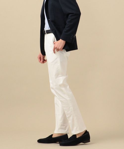 SHIPS（シップス）の「SD: コットン バーズアイ パンツ（スラックス・メンズ・ホワイト/スカイブルー/ライトグリーン/ライトカーキ/ネイビー/ロイヤルブルー・50/42/46/44/48/52）」の8枚目の写真