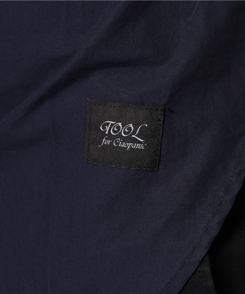 CIAOPANIC（チャオパニック）の「【Ciaopanic】TWC袖メッシュSS（シャツ/ブラウス・メンズ・ネイビー/ホワイト・MEDIUM/LARGE）」の8枚目の写真