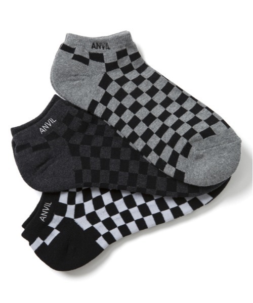 ANVIL(アンヴィル)の「【ANVIL】3パック アンクルソックス/3P Ankle Socks/ANS030 MURS(ソックス/靴下・メンズ・ホワイト/ブラック/マルチ/ブラックミックス/チェック/グレー/グレー系その他2/クリア/その他1/その他3/その他2/その他/その他6/ブラック系その他/その他5/その他4/ブラック系その他3/ホワイト系その他2/その他14/その他12/ブラック系その他2/ホワイト系1・FREE)」の20枚目の写真