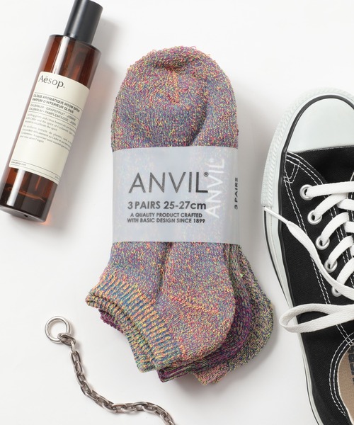ANVIL(アンヴィル)の「【ANVIL】3パック アンクルソックス/3P Ankle Socks/ANS030 MURS(ソックス/靴下・メンズ・ホワイト/ブラック/マルチ/ブラックミックス/チェック/グレー/グレー系その他2/クリア/その他1/その他3/その他2/その他/その他6/ブラック系その他/その他5/その他4/ブラック系その他3/ホワイト系その他2/その他14/その他12/ブラック系その他2/ホワイト系1・FREE)」の22枚目の写真