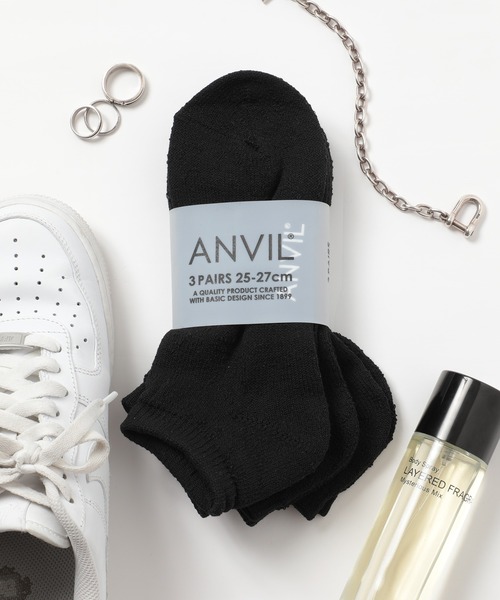 ANVIL(アンヴィル)の「【ANVIL】3パック アンクルソックス/3P Ankle Socks/ANS030 MURS(ソックス/靴下・メンズ・ホワイト/ブラック/マルチ/ブラックミックス/チェック/グレー/グレー系その他2/クリア/その他1/その他3/その他2/その他/その他6/ブラック系その他/その他5/その他4/ブラック系その他3/ホワイト系その他2/その他14/その他12/ブラック系その他2/ホワイト系1・FREE)」の7枚目の写真