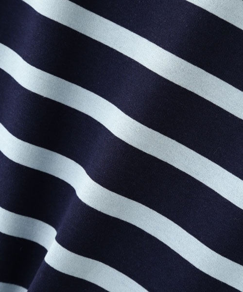 SUNSPEL(サンスペル)の「SUNSPEL / WOMEN’S Q82 STRIPE(Tシャツ/カットソー・レディース・ネイビー・1/2/3)」の6枚目の写真