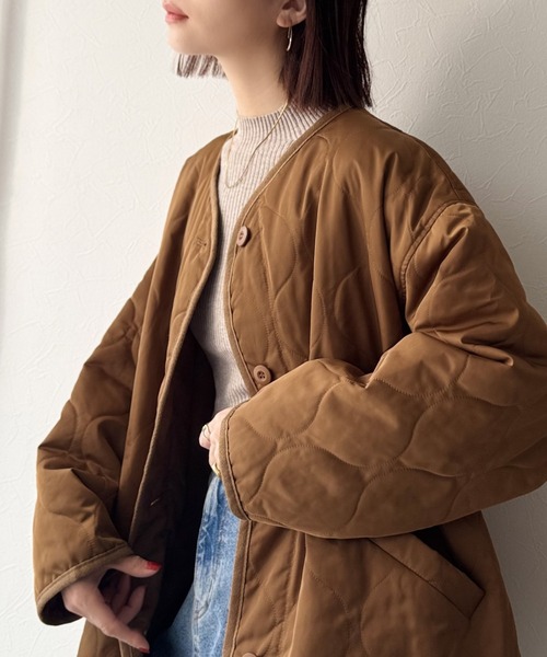 極美品！×BALMAINコラボノーカラーコート！ Java ノーカラーコート コート 「予約受付中」「JaVaジャバ