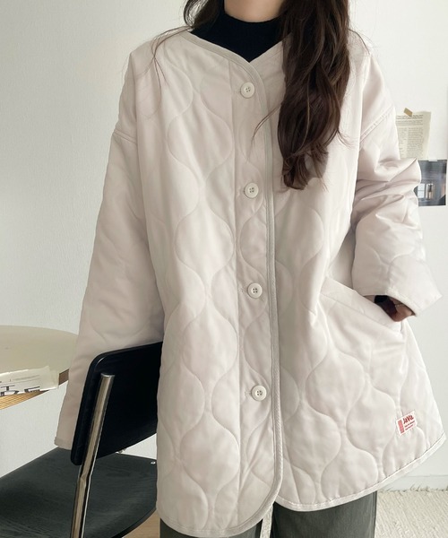 セール】《JaVaジャバ コラボ》大人のこなれ感。 ノーカラー オーバー