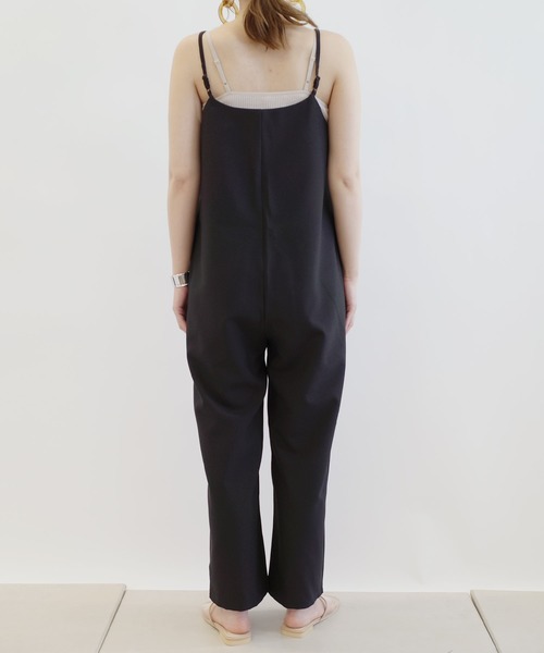 DouDou（ドゥドゥ）の「シアーチュニック＋サロペットSET（ワンピース・レディース・ブラック/オフホワイト・FREE）」の10枚目の写真