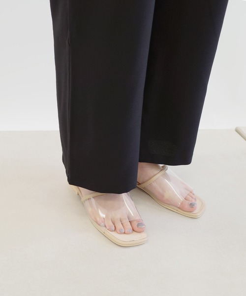 DouDou（ドゥドゥ）の「シアーチュニック＋サロペットSET（ワンピース・レディース・ブラック/オフホワイト・FREE）」の5枚目の写真