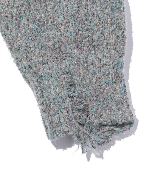 ANDERSSON BELL（アンダースンベル）の「＜Andersson Bell＞ DAMAGED SWEATER/ニット（ニット/セーター・メンズ・ライラック・LARGE/MEDIUM）」の6枚目の写真
