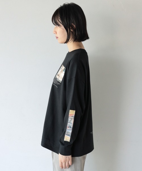 PAGEBOY（ページボーイ）の「ムービーグラフィックロンT /プリントロンT（Tシャツ/カットソー・レディース・オフホワイト/ブラック/チャコールグレー・FREE）」の11枚目の写真