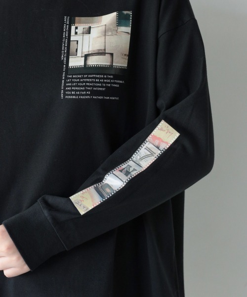 PAGEBOY（ページボーイ）の「ムービーグラフィックロンT /プリントロンT（Tシャツ/カットソー・レディース・オフホワイト/ブラック/チャコールグレー・FREE）」の15枚目の写真