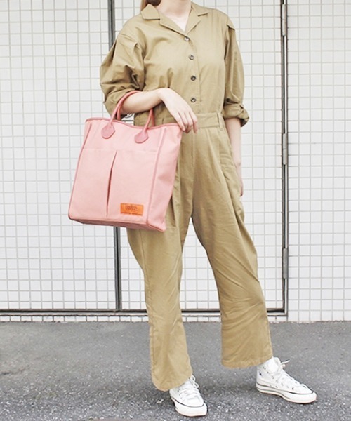 Casselini(キャセリーニ)の「【UNIVERSAL OVERALL×Casselini】Casselini(キャセリーニ)PINK T/C TOTE(トートバッグ・レディース・ピンク・FREE)」の8枚目の写真