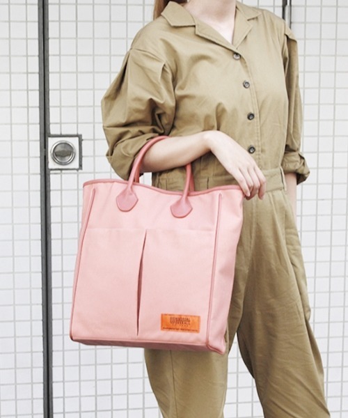 Casselini(キャセリーニ)の「【UNIVERSAL OVERALL×Casselini】Casselini(キャセリーニ)PINK T/C TOTE(トートバッグ・レディース・ピンク・FREE)」の11枚目の写真