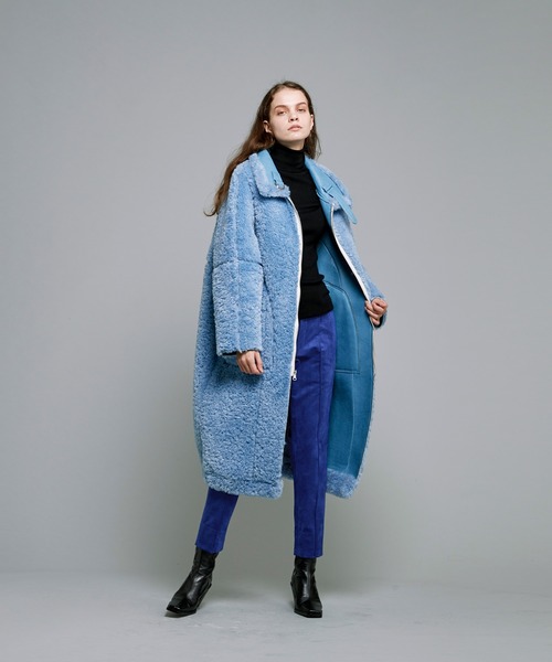 NOISE MAKER（ノイズメーカー）の「Suede style elastic waist pintuck pants/ウエストゴムピンタックスエードパンツ（その他パンツ・レディース・ブラック/ブラウン/ブルー・36/38）」の10枚目の写真