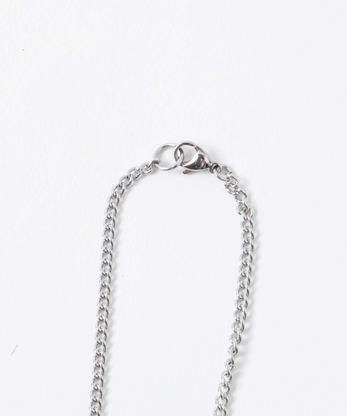 WEGO（ウィゴー）の「WEGO/ステンレスリングスティックネックレス（ネックレス・メンズ・シルバー・FREE）」の4枚目の写真