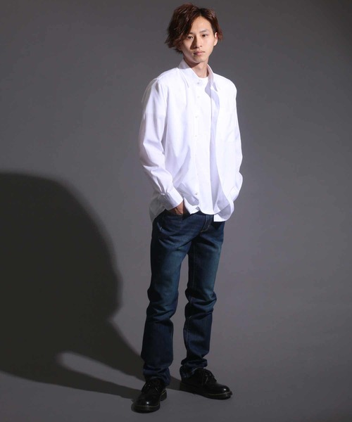 EDWIN（エドウィン）の「JEANISM EDWIN/エドウィン STRETCH DENIM REGULAR STRAIGHT JEANS ストレッチ デニムパンツ レギュラーストレート（デニムパンツ・メンズ・ワンウォッシュ/ブラック/インディゴブルー/ダークインディゴブルー/ブラック系その他/ライトインディゴブルー/ブルー系その他/ブルー系その他2/ライトブルー・28inch/33inch/29inch/30inch/32inch/36inch/27inch/31inch/34inch/38inch/40inch/44inch/42inch）」の20枚目の写真