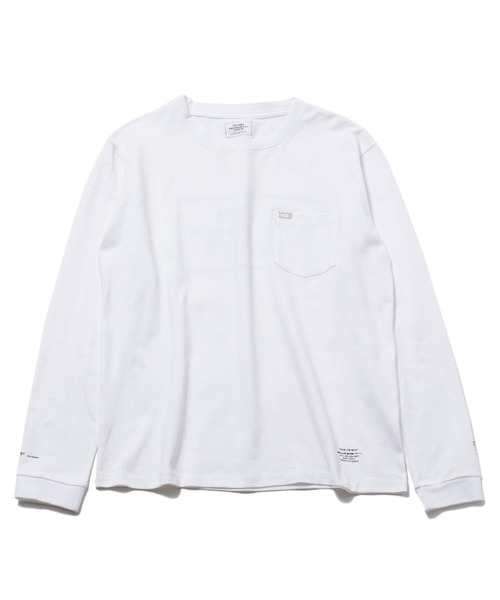 CRIMIE（クライミー）の「LONG SLEEVE POCKET BOX LOGO T SHIRT（Tシャツ/カットソー・メンズ・ホワイト/ブラック・S/M/L/XL/XXL）」の21枚目の写真